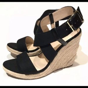 Banana Republic black espadrille sz 9